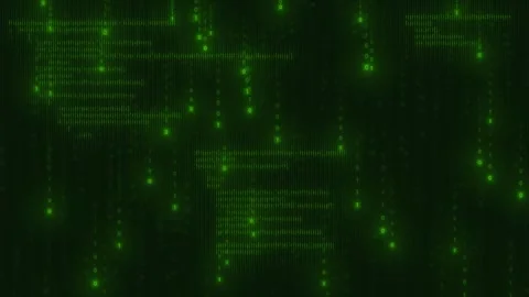 Digital code text, computer hack concept system Stock Footage 303393434