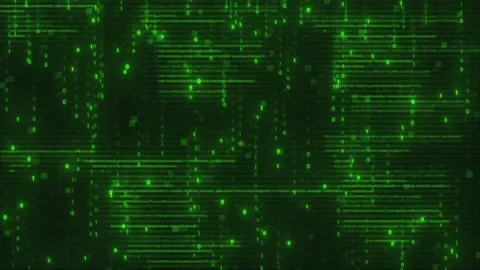 Digital code text, computer hack concept system Stock Footage 303393730