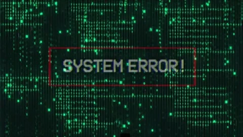 Digital code text, computer hack concept system Stock Footage 303393732