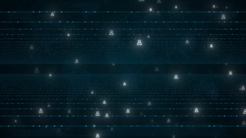 Digital Code Transfer, Binary Code Matrix, Protection of the ban Stockbeeldmateriaal 348472388