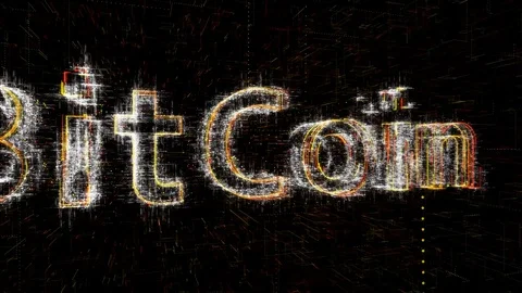 Digital Code8 Bitcoin Gradient 02 Stock Footage 87126959