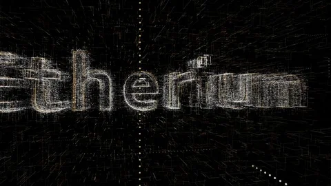 Digital Code8 Bitcoin Gradient 02 Stock Footage 87127709