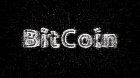 Digital Code8 Bitcoin Gradient 03 Stock Footage 87126958