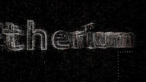 Digital Code8 Bitcoin Gradient 04 Stock Footage 87127711