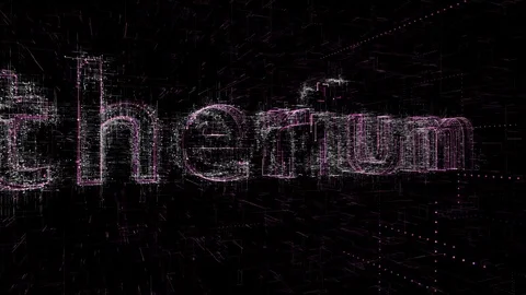 Digital Code8 Bitcoin Gradient 06 Stock Footage 87128184