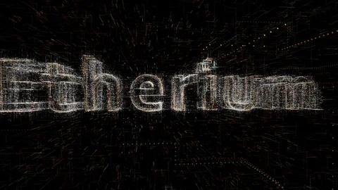 Digital Code8 Bitcoin Gradient 10 Stock Footage 87128185