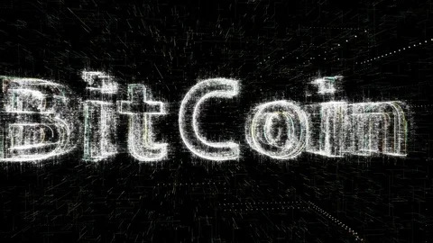 Digital Code8 Bitcoin Gradient 15 Stock Footage 87127505