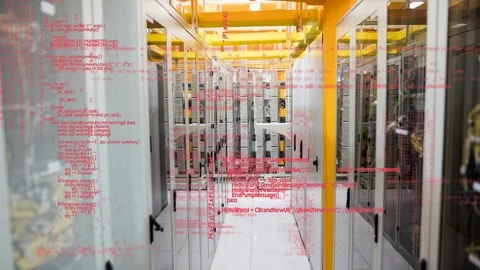 Digital codes Stock Footage 107671712