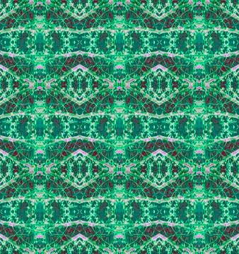 Digital Collage Geometric Pattern Stock Illustration
