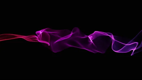 Digital coloful wave particle background abstract animation Stock-Footage 101392553