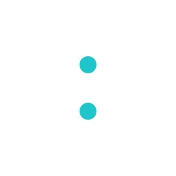 Digital colon sign display board round dot Stock-Illustration