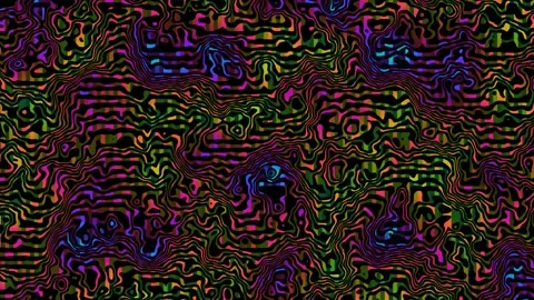 Digital Color Noise Loop  This clip features moving Stock Footage 341743453