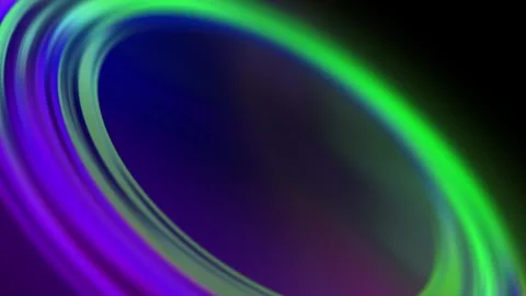 Digital colorful background, glowing circles moving around. In space. Stock Footage 250823764