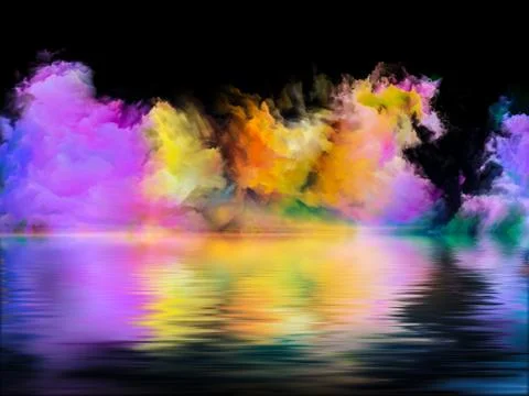 Digital Colors Stockillustratie