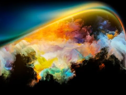 Digital Colors Illustrazione stock