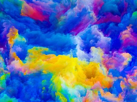 Digital Colors Stock Illustration