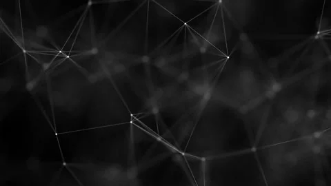 Digital, communication and technology background with lines and dots. Connecting Stock Footage 115889256