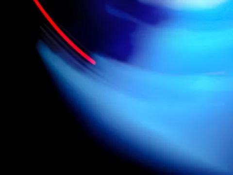 Digital  communication blurry  background. Abstract particles blur defocus im Stock Photos