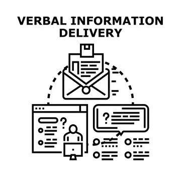 Digital communication exchanging information messaging delivery concept Stock Illustration