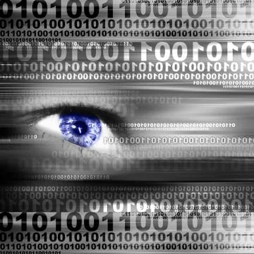 Digital communication Illustrazione stock