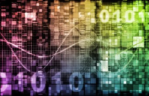 Digital Communication Stock Illustration