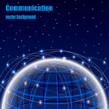 Digital communication Stock Illustration