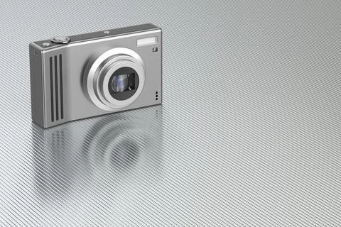 Digital compact camera Stock Illustration