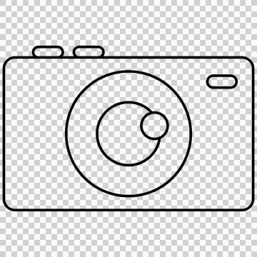 Digital compact camera Stock-Illustration