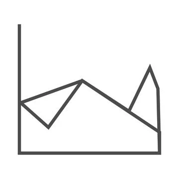 Digital composite of area chart Stock Photos