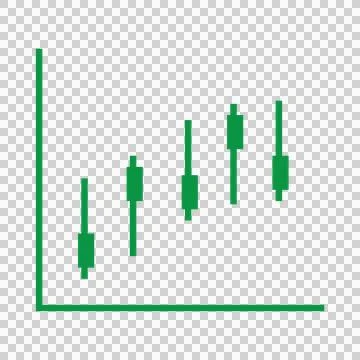 Digital composite of green box plot Ilustración de archivo