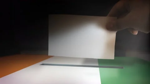 Digital Composite Hand Voting To National Flag OF Ivory Coast Stock-Footage 146199911