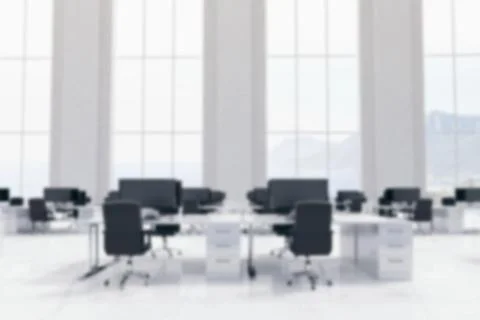 Digital composite image of desktop pc at office Stock Illustration