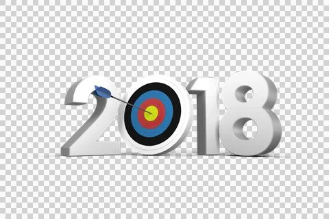 Digital composite of number Stock Illustration