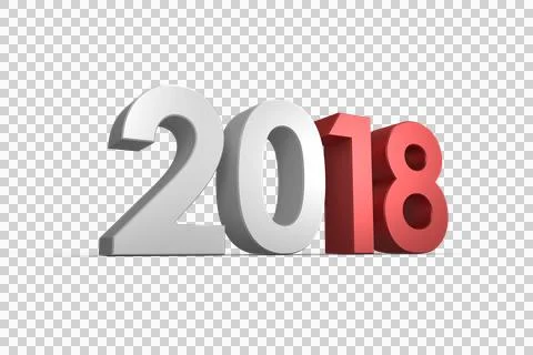 Digital composite of numbers in red and gray color Stock Photos