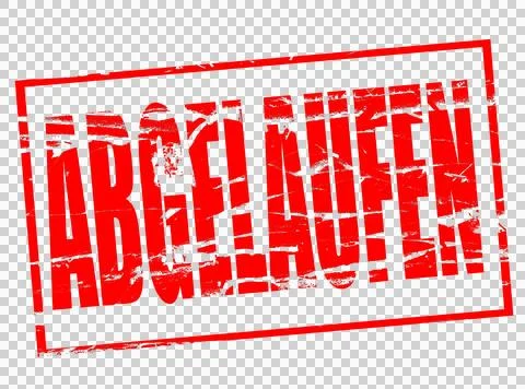 Digital composite  .Red rubber stamp effect. .Verlopen Dutch for Expired ..pa Stock Illustration
