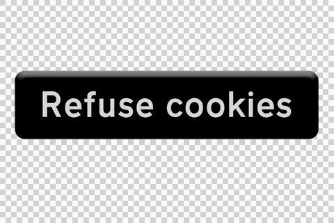 Digital composite. ..Screen icon for use on internet Refuse cookies. cookies, 스톡 일러스트
