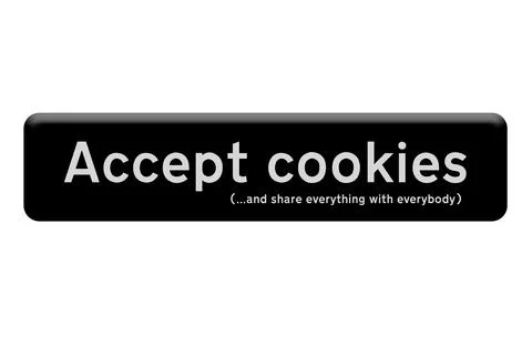 Digital composite. ..Screen icon for use on internet Accept cookies (and shar Illustrazione stock