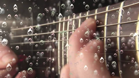 Digital composite video of humans wearing face mask icons against mid section of Stock Footage 133591382