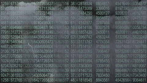 Digital composition of binary coding data processing against rain in night sky Video stock 148086042