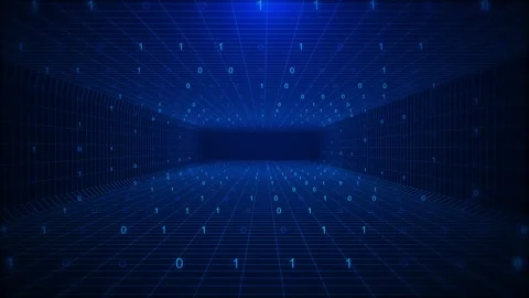 Digital Computer AI chip CPU Futuristic motherboard Data moving on Circuit Board Video stock 295214206