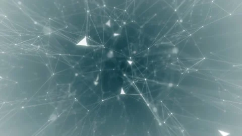 Digital computer data and network connection structure on dark blue background Stockbeeldmateriaal 113911311