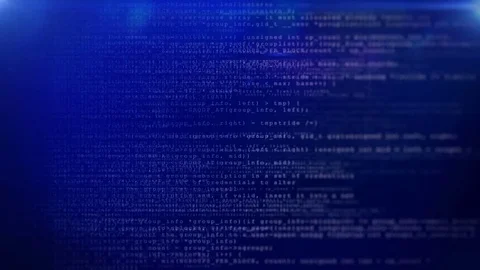 Digital computer Data Code Text. Video stock 75936145