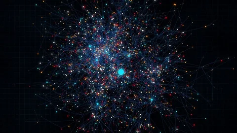 Digital Computer Network Expanding Stock-Footage 77649051