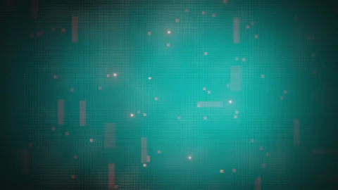 Digital computer screen of spaceship with grid pattern and glitch effect Stock Footage 253878776