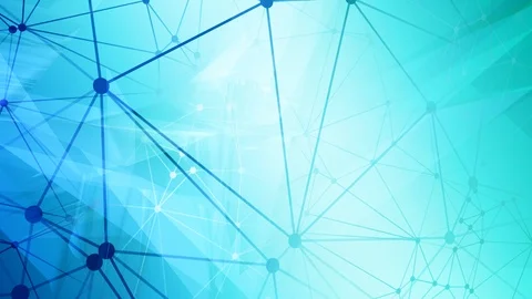 Digital connection abstract algorithm, digital transformation lines graphic Stock Footage 117250318