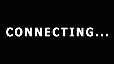 Digital Connection Loading Screen Glitch Effect with Text Overlay and Dark .. Stock Footage 343473757