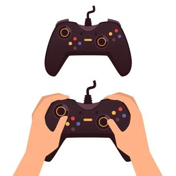 Digital console or game controller a vector isolated illustration Stock Illustration
