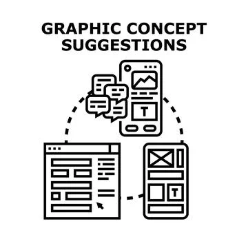 Digital content and website development concept visualizing イラスト素材