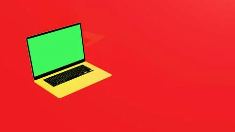 Digital content creation and online learning, chroma key, green screen Stock Illustration
