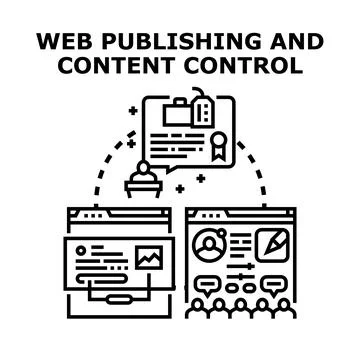 Digital content management creating online publication strategies イラスト素材
